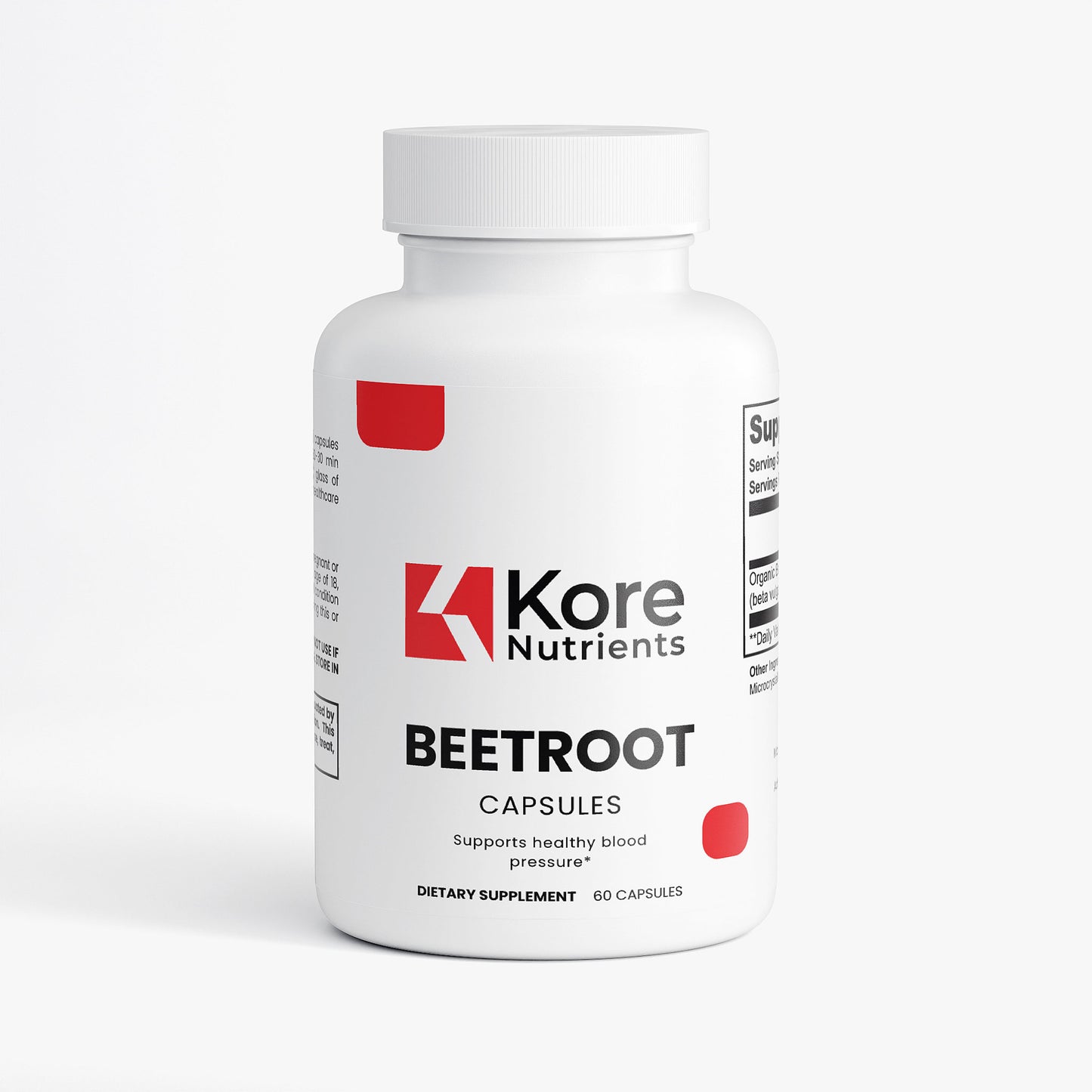 Kore Nutrients Beetroot — 1,300mg of Pure Circulation Support in Every Serving*