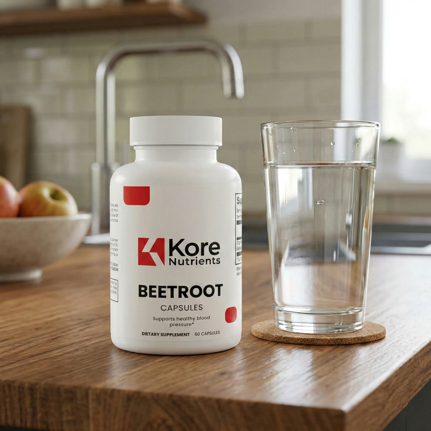 3 Bottles - Kore Nutrients Beetroot — 1,300mg of Pure Circulation Support in Every Serving*